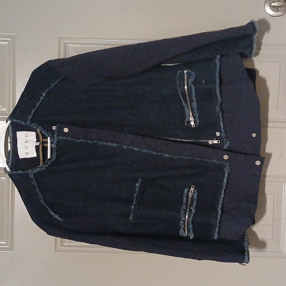 BURU Woman Denim long Sleeves Jacket Size S